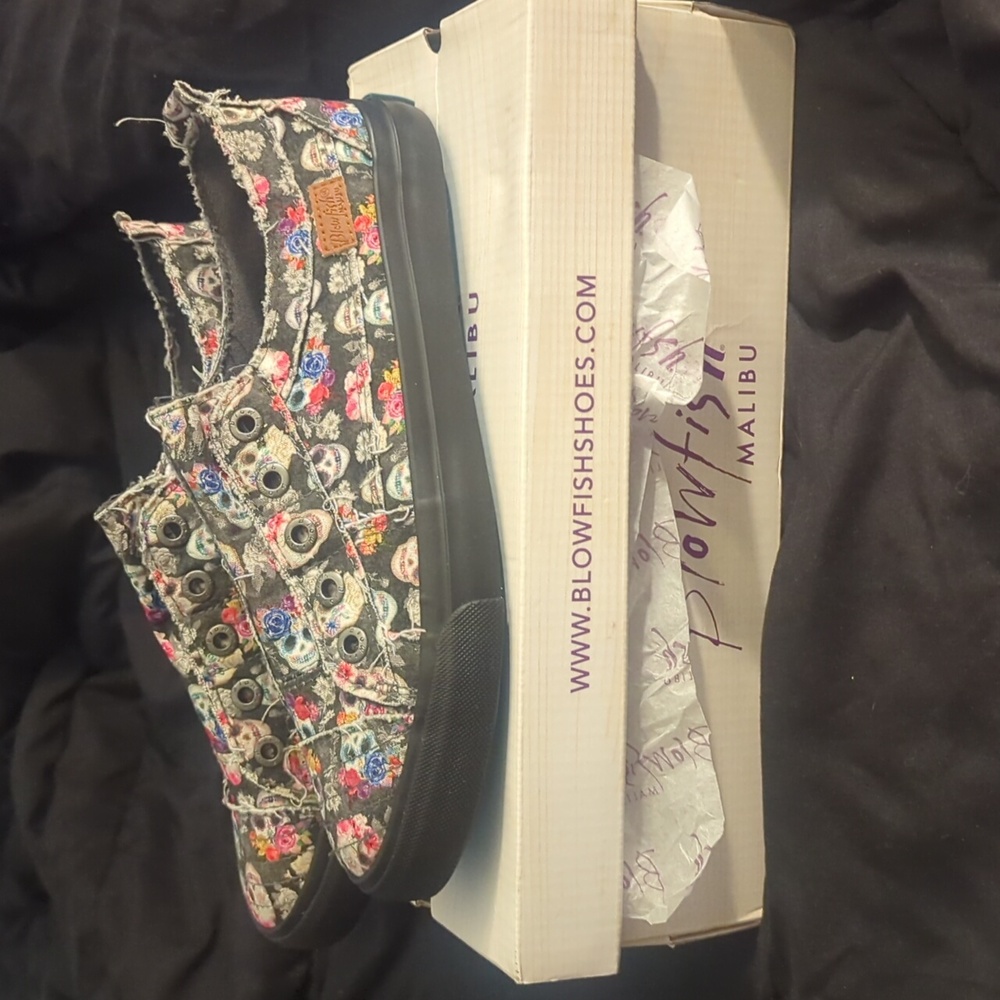 Blowfish Floral/Sugar skull Shoes